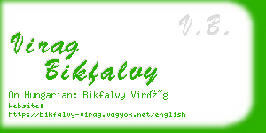 virag bikfalvy business card
